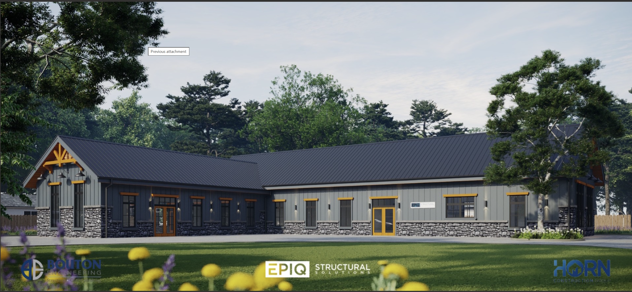 Epiq Engineering office building under construction in the Berry Hill neighborhood of Nashville